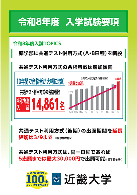 令和8年度入学試験要項